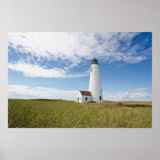 Lighthouses | Lighthouse Massachusetts Poster (Voorkant)