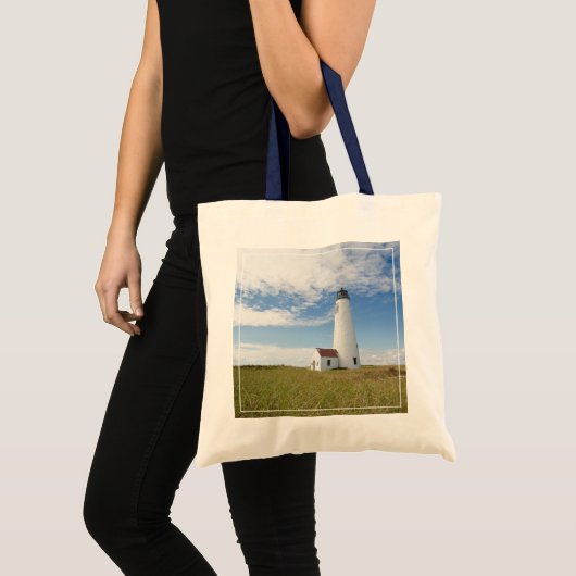 Lighthouses | Lighthouse Massachusetts Tote Bag (Voorkant (product))