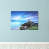 Lighthouses | Lighthouse Plouzané Frankrijk Canvas Afdruk (Insitu (Houten vloer))
