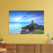 Lighthouses | Lighthouse Plouzané Frankrijk Canvas Afdruk (Insitu (Woonkamer))