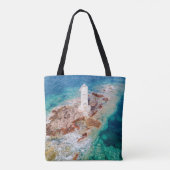 Lighthouses Mangiabarche Lighthouse Italy Tote Bag (Achterkant)