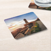 Lighthouses | Mean Ruz Lighthouse Kartonnen Onderzetters (Schuin)