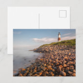 Lighthouses Montauk Point Long Island Briefkaart (Voorkant / Achterkant)