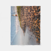 Lighthouses Montauk Point Long Island Fleece Deken (Voorkant)