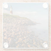 Lighthouses Montauk Point Long Island Glazen Onderzetter (Achterkant)