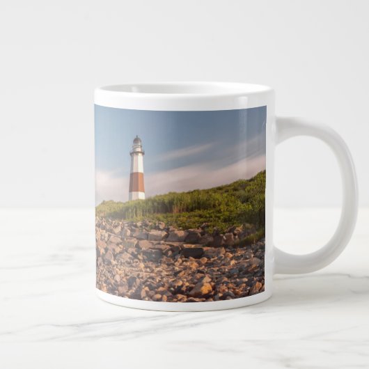 Lighthouses Montauk Point Long Island Grote Koffiekop (Rechts)