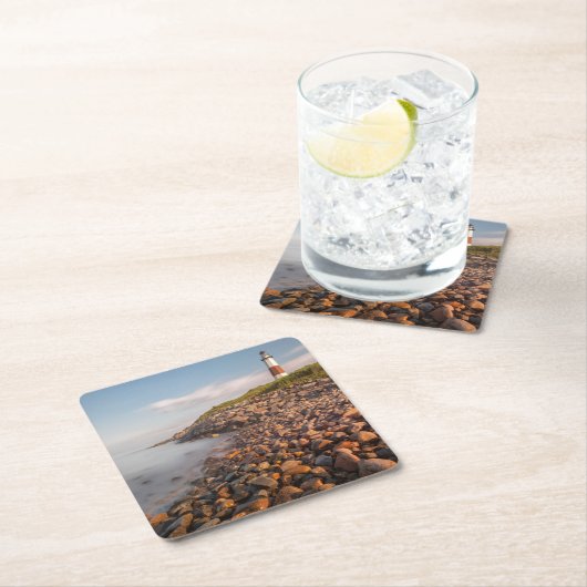 Lighthouses Montauk Point Long Island Kartonnen Onderzetters (Insitu)