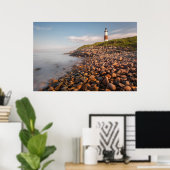 Lighthouses Montauk Point Long Island Poster (Thuiskantoor)