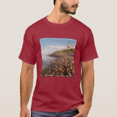 Lighthouses Montauk Point Long Island T-shirt (Voorkant)