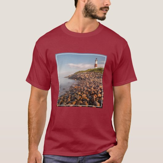 Lighthouses Montauk Point Long Island T-shirt (Voorkant)