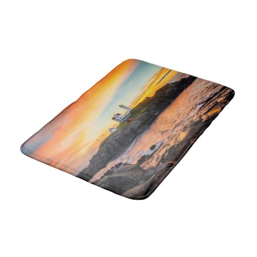 Lighthouses | Nubble Lighthouse Maine Badmat (Gekanteld)