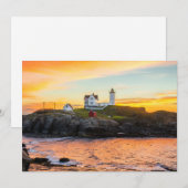 Lighthouses | Nubble Lighthouse Maine Bedankkaart (Voorkant / Achterkant)