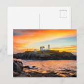 Lighthouses | Nubble Lighthouse Maine Briefkaart (Voorkant / Achterkant)