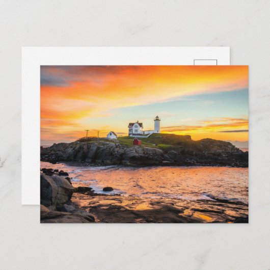 Lighthouses | Nubble Lighthouse Maine Briefkaart (Voorkant / Achterkant)