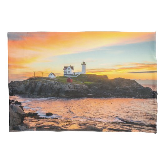 Lighthouses | Nubble Lighthouse Maine Kussensloop (Voorkant)