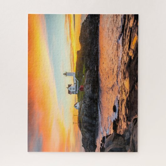 Lighthouses | Nubble Lighthouse Maine Legpuzzel (Verticaal)