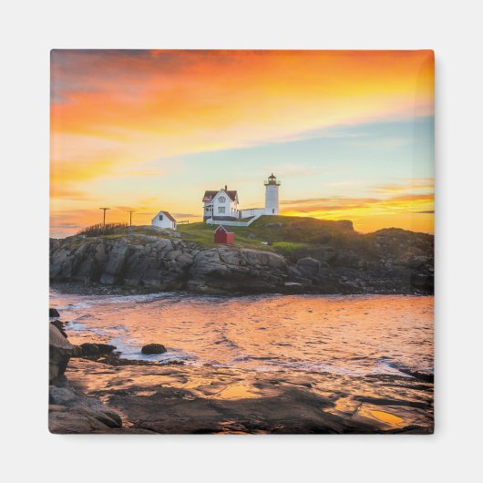 Lighthouses | Nubble Lighthouse Maine Magneet (Voorkant)