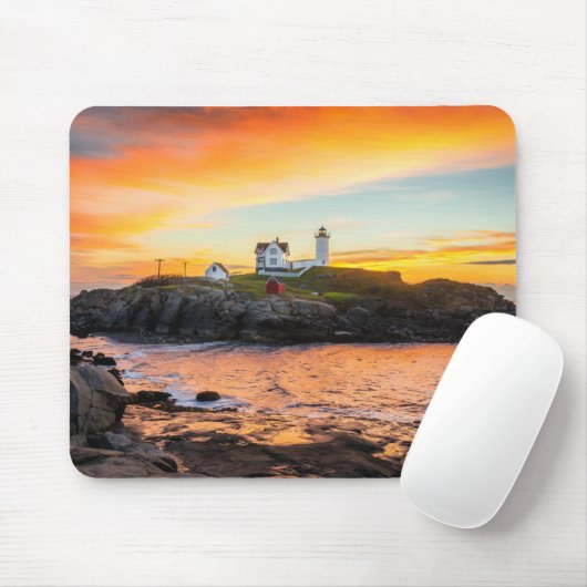 Lighthouses | Nubble Lighthouse Maine Muismat (Met muis)