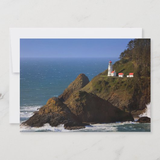 Lighthouses Oregon Coast Lighthouse Bedankkaart (Voorkant)
