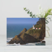 Lighthouses Oregon Coast Lighthouse Bedankkaart (Staand voorkant)