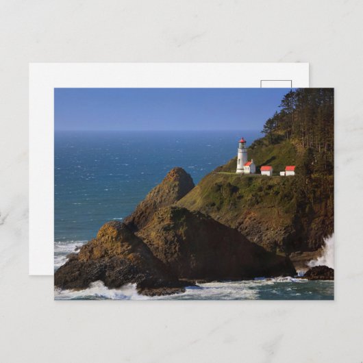 Lighthouses Oregon Coast Lighthouse Briefkaart (Voorkant / Achterkant)