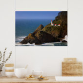 Lighthouses Oregon Coast Lighthouse Poster (Keuken)
