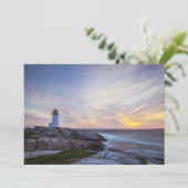 Lighthouses Peggy's Cove Lighthouse Nova Scotia Bedankkaart (Staand voorkant)