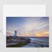 Lighthouses Peggy's Cove Lighthouse Nova Scotia Bedankkaart (Voorkant / Achterkant)