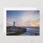 Lighthouses Peggy's Cove Lighthouse Nova Scotia Briefkaart (Voorkant / Achterkant)
