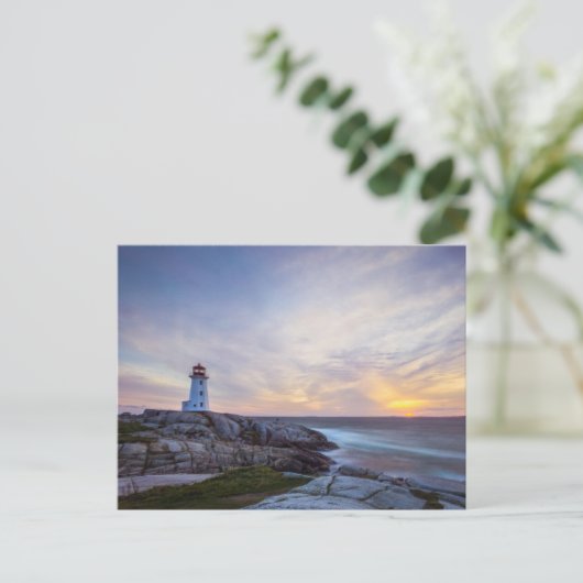 Lighthouses Peggy's Cove Lighthouse Nova Scotia Briefkaart (Staand voorkant)