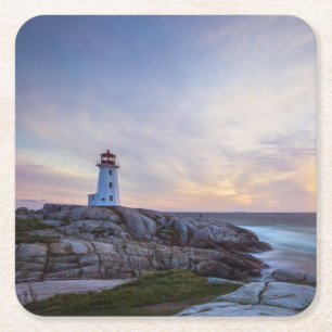 Lighthouses Peggy's Cove Lighthouse Nova Scotia Kartonnen Onderzetters
