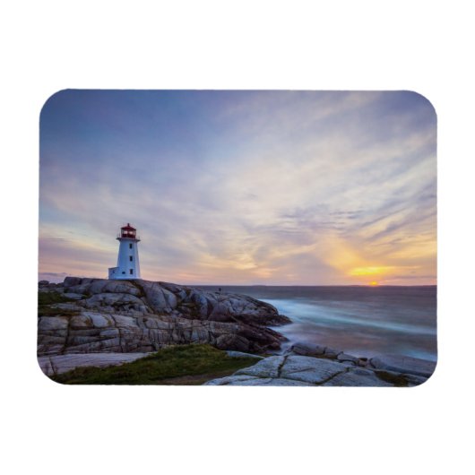 Lighthouses Peggy's Cove Lighthouse Nova Scotia Magneet (Horizontaal)