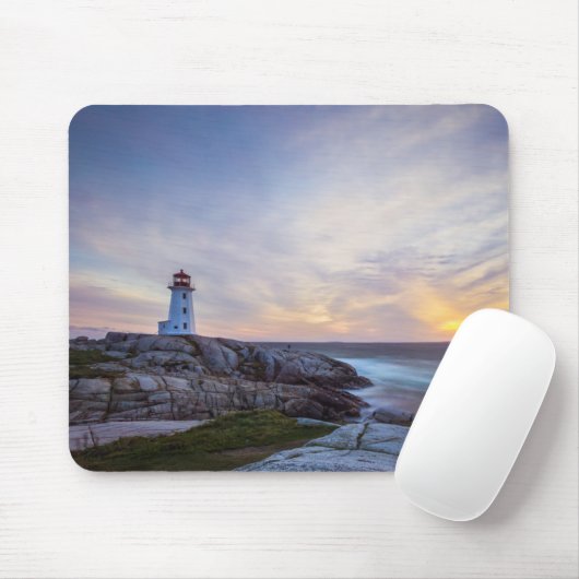 Lighthouses Peggy's Cove Lighthouse Nova Scotia Muismat (Met muis)