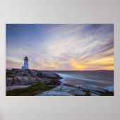 Lighthouses Peggy's Cove Lighthouse Nova Scotia Poster (Voorkant)