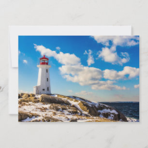 Lighthouses Peggy's Cove Nova Scotia Bedankkaart