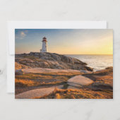 Lighthouses Peggy's Cove Nova Scotia Bedankkaart (Voorkant)