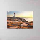 Lighthouses Peggy's Cove Nova Scotia Canvas Afdruk (Voorkant)