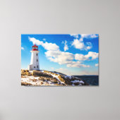 Lighthouses Peggy's Cove Nova Scotia Canvas Afdruk (Voorkant)