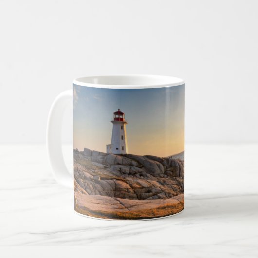 Lighthouses Peggy's Cove Nova Scotia Koffiemok (Voorkant links)