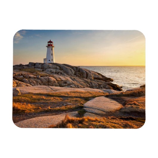 Lighthouses Peggy's Cove Nova Scotia Magneet (Horizontaal)
