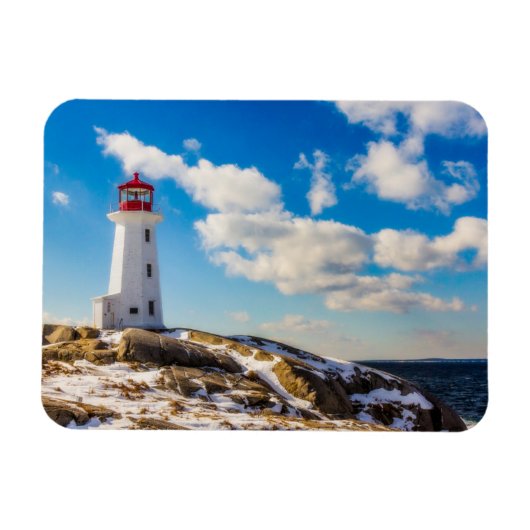 Lighthouses Peggy's Cove Nova Scotia Magneet (Horizontaal)