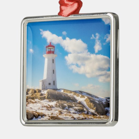 Lighthouses Peggy's Cove Nova Scotia Metalen Ornament (Links)