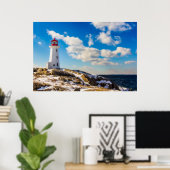 Lighthouses Peggy's Cove Nova Scotia Poster (Thuiskantoor)