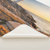 Lighthouses Peggy's Cove Nova Scotia Sherpa Deken (3/4)