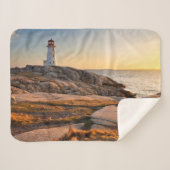 Lighthouses Peggy's Cove Nova Scotia Sherpa Deken (Voorkant (horizontaal))