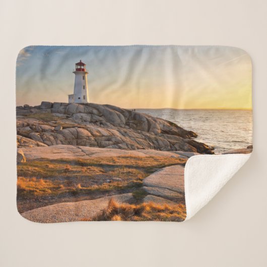 Lighthouses Peggy's Cove Nova Scotia Sherpa Deken (Voorkant (horizontaal))