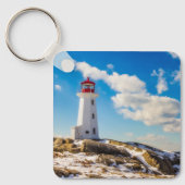 Lighthouses Peggy's Cove Nova Scotia Sleutelhanger (Voorkant)