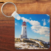 Lighthouses Peggy's Cove Nova Scotia Sleutelhanger (Voorkant)