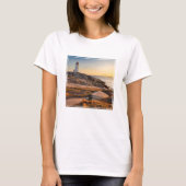 Lighthouses Peggy's Cove Nova Scotia T-shirt (Voorkant)