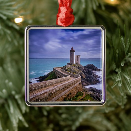 Lighthouses | Petit Minou Lighthouse France Metalen Ornament (Boom)